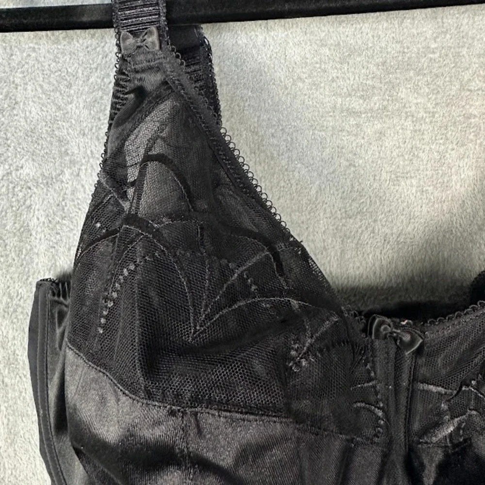 Elomi Cate Bra Womens 40I Black Full Coverage Underwire Lace 4030 - Picture 3 of 10